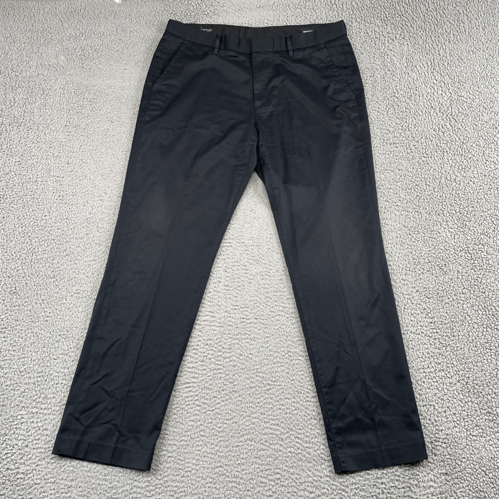 Bonobos Chinos Mens 36/32 Black Tuesday Slim Fit Stretch Cotton Blend Pants